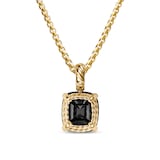 David Yurman Châtelaine® Marbella Pendant In 18ct Yellow Gold With Black Onyx, 11mm