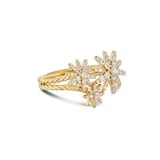 David Yurman Starburst Multi Star Ring In 18ct Yellow Gold With Diamonds - Ring Size 7
