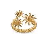 David Yurman Starburst Multi Star Ring In 18ct Yellow Gold With Diamonds - Ring Size 7