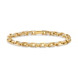 David Yurman Streamline Link Bracelet In 18ct Yellow Gold With Diamonds, 5.5mm - Size Medium