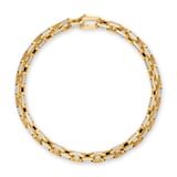 David Yurman Streamline Link Bracelet In 18ct Yellow Gold With Diamonds, 5.5mm - Size Medium