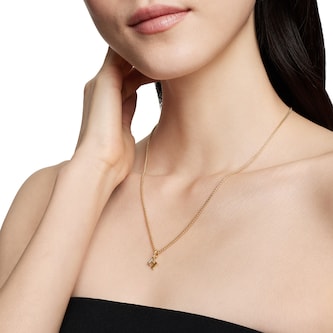 David Yurman Pavé Initial H Pendant In 18ct Yellow With Diamonds