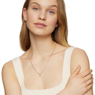 David Yurman Pavé Initial K Pendant In 18ct Yellow With Diamonds