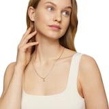 David Yurman Pavé Initial O Pendant In 18ct Yellow With Diamonds