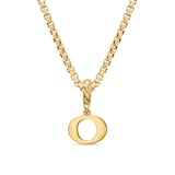 David Yurman Pavé Initial O Pendant In 18ct Yellow With Diamonds