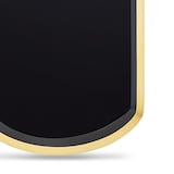 David Yurman Chevron Tag In 18ct Yellow Gold With Black Onyx, 21mm
