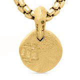 David Yurman Shipwreck Coin Amulet In 18ct Yellow Gold, 10.5mm