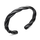 David Yurman DY Helios™ Cuff Bracelet In Black Titanium, 9mm - Size Medium