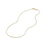 David Yurman Box Chain Necklace In 18ct Yellow Gold, 1.7mm