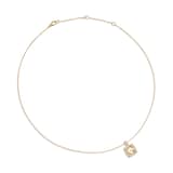 David Yurman Chatelaine® Pavé Bezel Pendant Necklace In 18ct Yellow Gold With Champagne Citrine And Diamonds, 9mm
