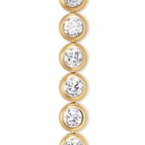 David Yurman Bezel Set Tennis Bracelet In 18ct Yellow Gold With Diamonds, 4.7mm - Size Medium