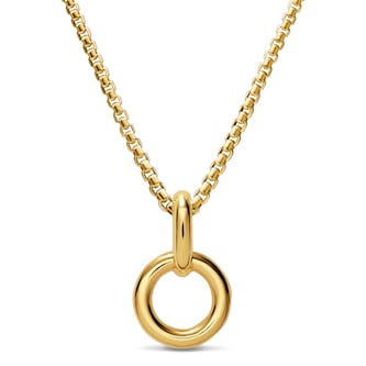 David Yurman Amulet Holder In 18ct Yellow Gold, 20.3mm David Yurman Amulet Holder In 18ct Yellow Gold, 20.3mm