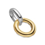 David Yurman Amulet Holder In Sterling Silver With 18ct Yellow Gold, 20.3mm