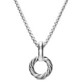 David Yurman Amulet Holder In Sterling Silver With 18ct Yellow Gold, 20.3mm