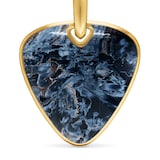 David Yurman Streamline® Pick Amulet Enhancer In 18ct Yellow Gold With Pietersite, 31mm