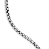 David Yurman Cross Station Box Chain Necklace In Sterling Silver And 14ct Yellow Gold, 3.6mm - 20 Inches