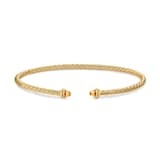 David Yurman Micro Cablespira® Flex Bracelet In 18ct Yellow Gold With Citrine, 2.6mm