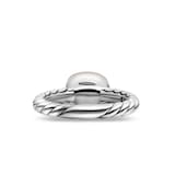 David Yurman DY Mercer® Stone Ring In Sterling Silver With 18ct Yellow Gold And Prasiolite, 7mm