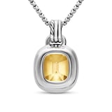David Yurman DY Mercer® Colour Amulet In Sterling Silver With 18ct Yellow, Citrine & Diamonds, 13mm