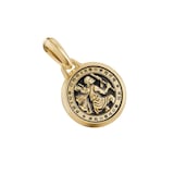 David Yurman St. Christopher Amulet In 18ct Yellow Gold, 21.2mm