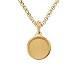 David Yurman St. Christopher Amulet In 18ct Yellow Gold, 21.2mm