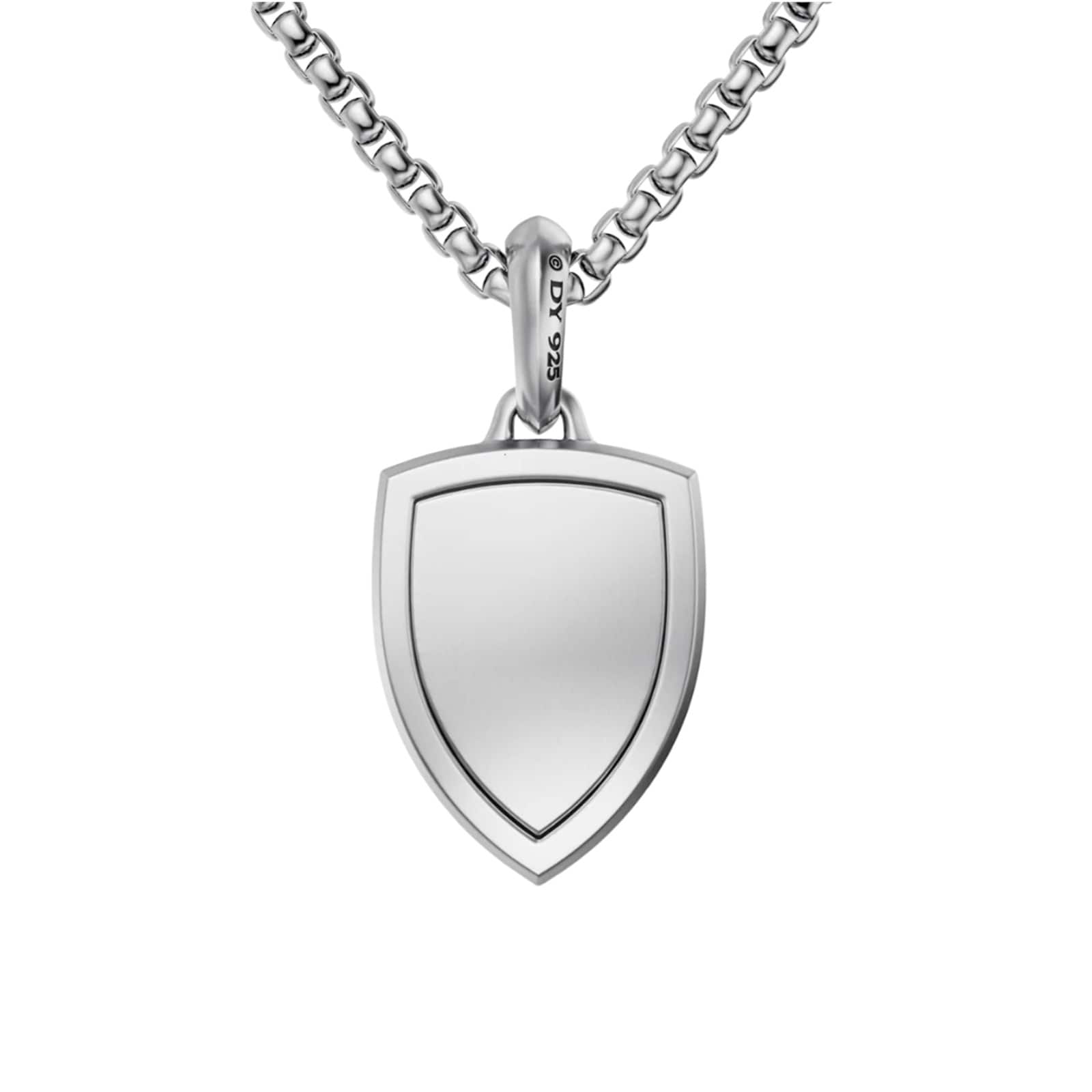 David Yurman St. Michael Amulet In Sterling Silver With 14ct Yellow Gold, 26mm David Yurman St. Michael Amulet In Sterling Silver With 14ct Yellow Gold, 26mm