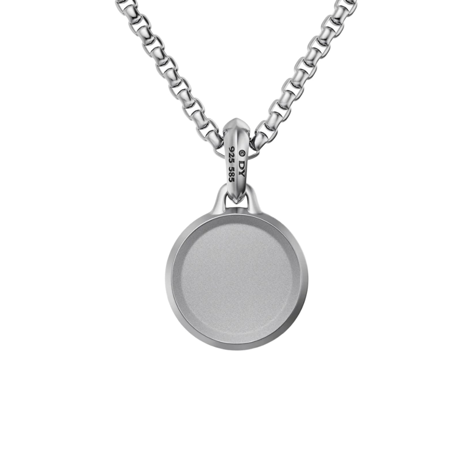 David Yurman St. Christopher Amulet In Sterling Silver And 14ct Yellow Gold, 21.2mm David Yurman St. Christopher Amulet In Sterling Silver And 14ct Yellow Gold, 21.2mm