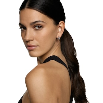 David Yurman Sculpted Cable Tapered Hoop Earrings In Sterling Silver, 15.7mm David Yurman Sculpted Cable Tapered Hoop Earrings In Sterling Silver, 15.7mm