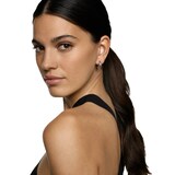 David Yurman Sculpted Cable Tapered Hoop Earrings In Sterling Silver, 15.7mm