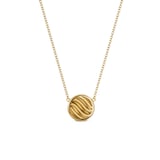 David Yurman Sculpted Cable Pendant Necklace In 18ct Yellow Gold, 10mm