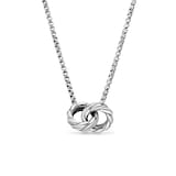David Yurman Sculpted Cable Linked Necklace In Sterling Silver, 9.2mm