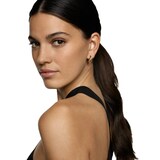 David Yurman Sculpted Cable Tapered Hoop Earrings In 18ct Yellow Gold, 15.7mm