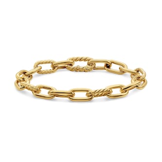 David Yurman DY Madison® Chain Bracelet in 18ct Yellow Gold, 8.5mm - Size Medium David Yurman DY Madison® Chain Bracelet in 18ct Yellow Gold, 8.5mm - Size Medium