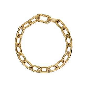David Yurman DY Madison® Chain Bracelet in 18ct Yellow Gold, 8.5mm - Size Medium David Yurman DY Madison® Chain Bracelet in 18ct Yellow Gold, 8.5mm - Size Medium