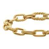 David Yurman DY Madison® Chain Bracelet in 18ct Yellow Gold, 8.5mm - Size Medium