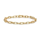 David Yurman DY Madison® Chain Bracelet in 18ct Yellow Gold, 6mm - Size Medium