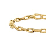 David Yurman DY Madison® Chain Bracelet in 18ct Yellow Gold, 6mm - Size Medium