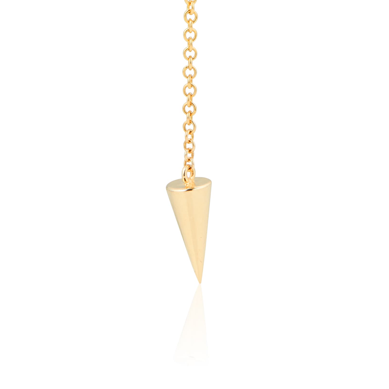 Maria Tash 14ct Yellow Gold 40mm Large Spike Earring Charm