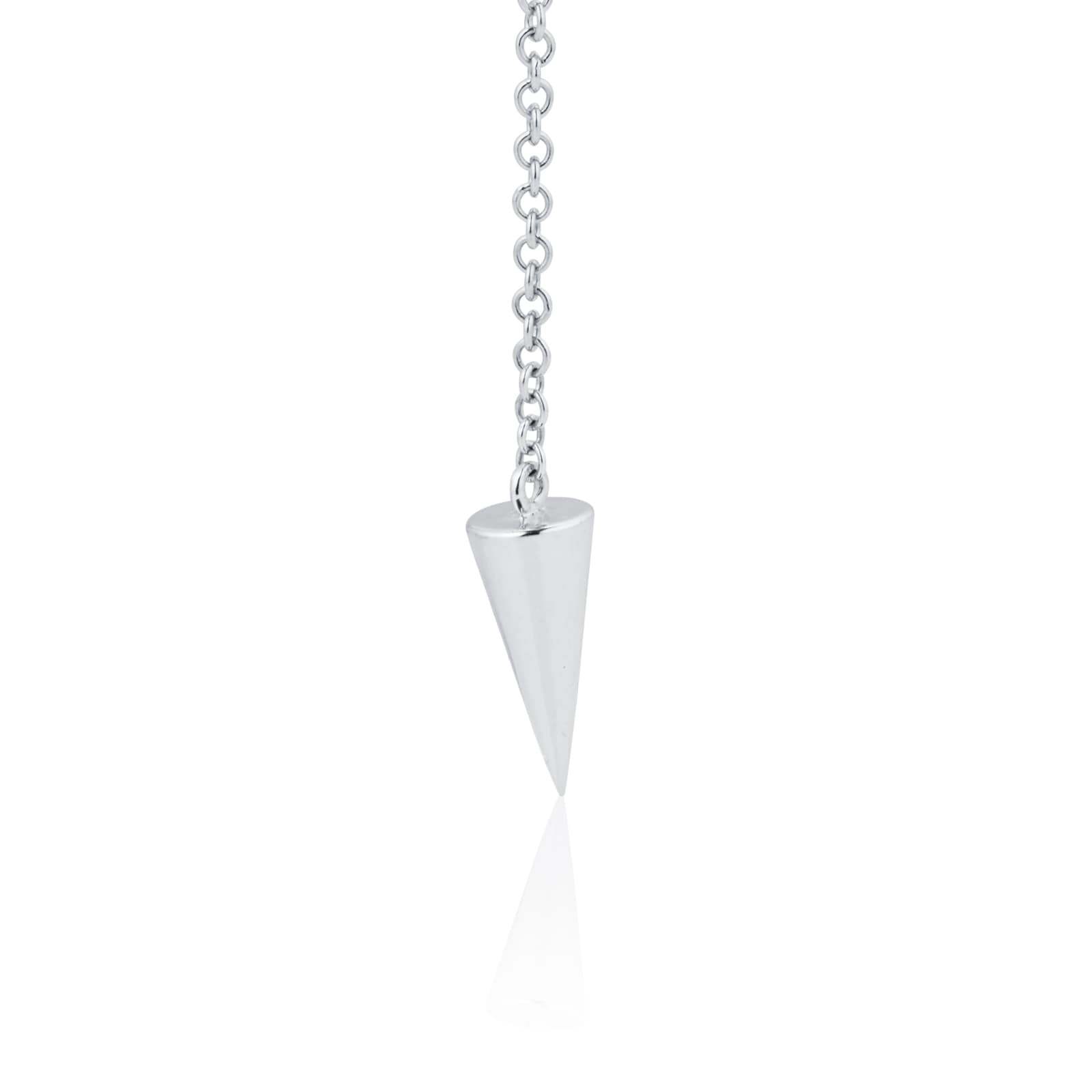 Maria Tash 14ct White Gold 40mm Large Spike Earring Charm