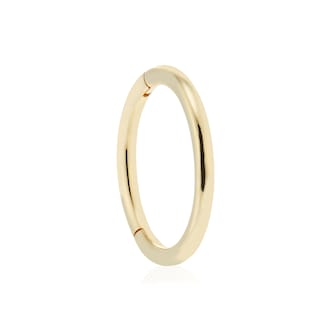 Maria Tash 14ct Yellow Gold 8mm Plain Single Hoop Earring Maria Tash 14ct Yellow Gold 8mm Plain Single Hoop Earring