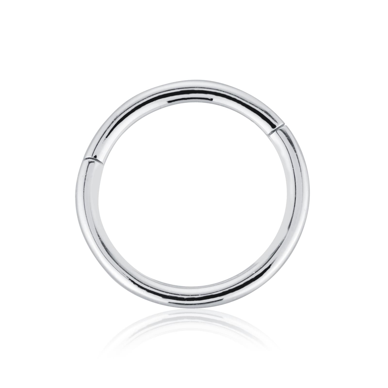 White gold online 8mm hoop earrings