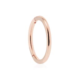 37910036 - 14ct Rose Gold 8mm Plain Single Hoop Earring