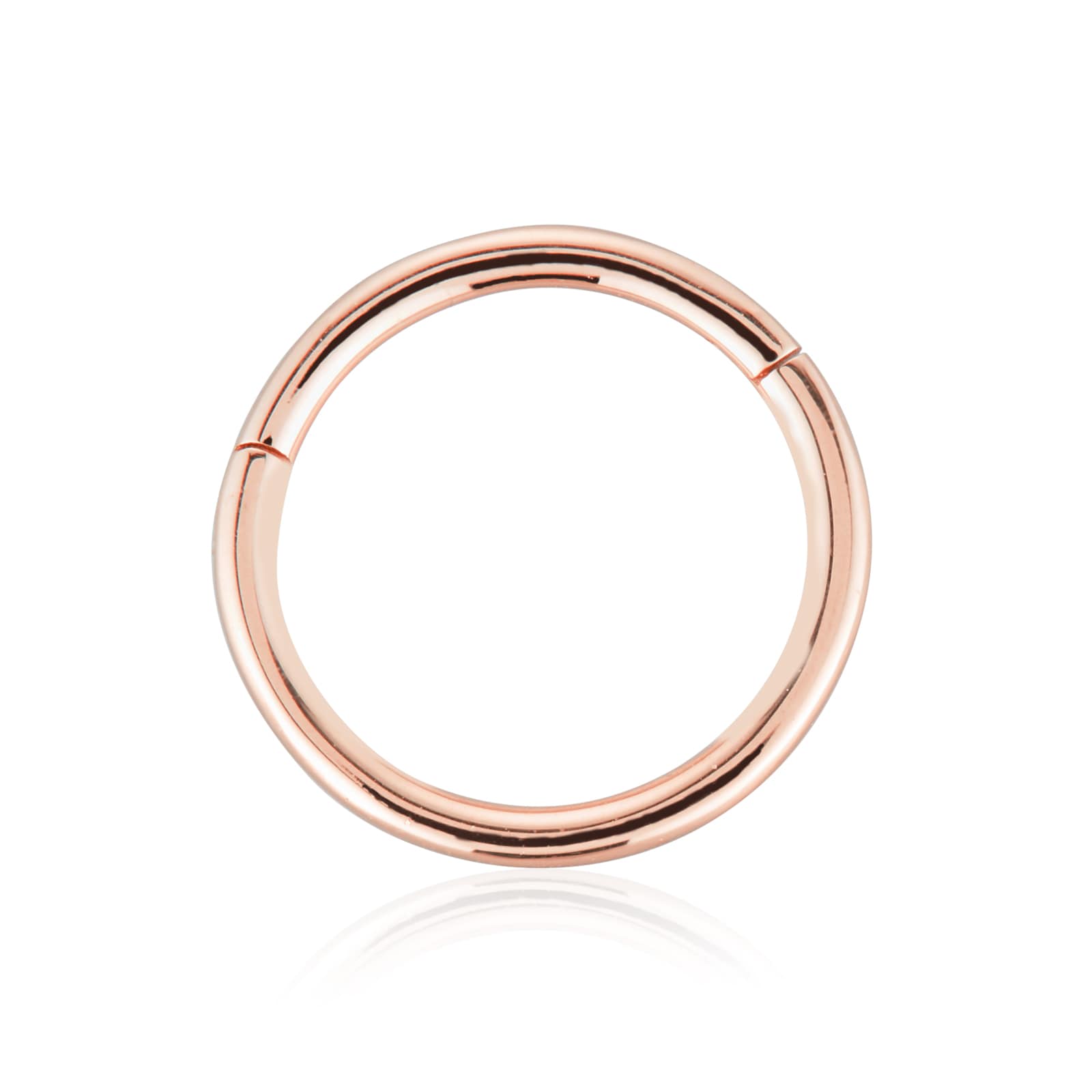 Maria Tash 14ct Rose Gold 8mm Plain Single Hoop Earring Maria Tash 14ct Rose Gold 8mm Plain Single Hoop Earring