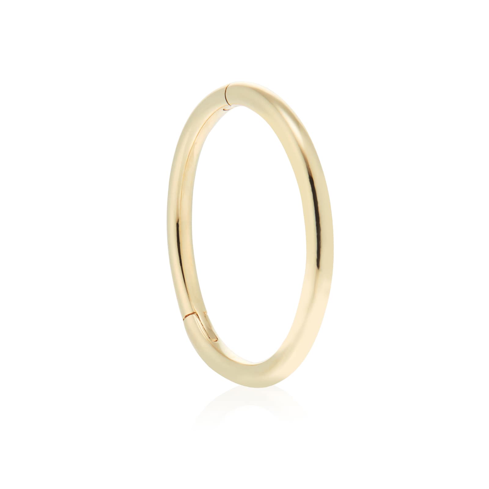 Maria Tash 14ct Yellow Gold 9.5mm Plain Single Hoop Earring