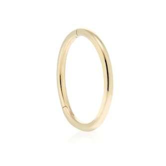 Maria Tash 14ct Yellow Gold 9.5mm Plain Single Hoop Earring Maria Tash 14ct Yellow Gold 9.5mm Plain Single Hoop Earring