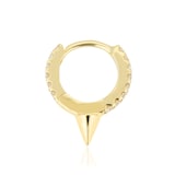 Maria Tash 18ct Yellow Gold 6.5mm Short Spike Diamond 0.07ct Single Hoop Earring
