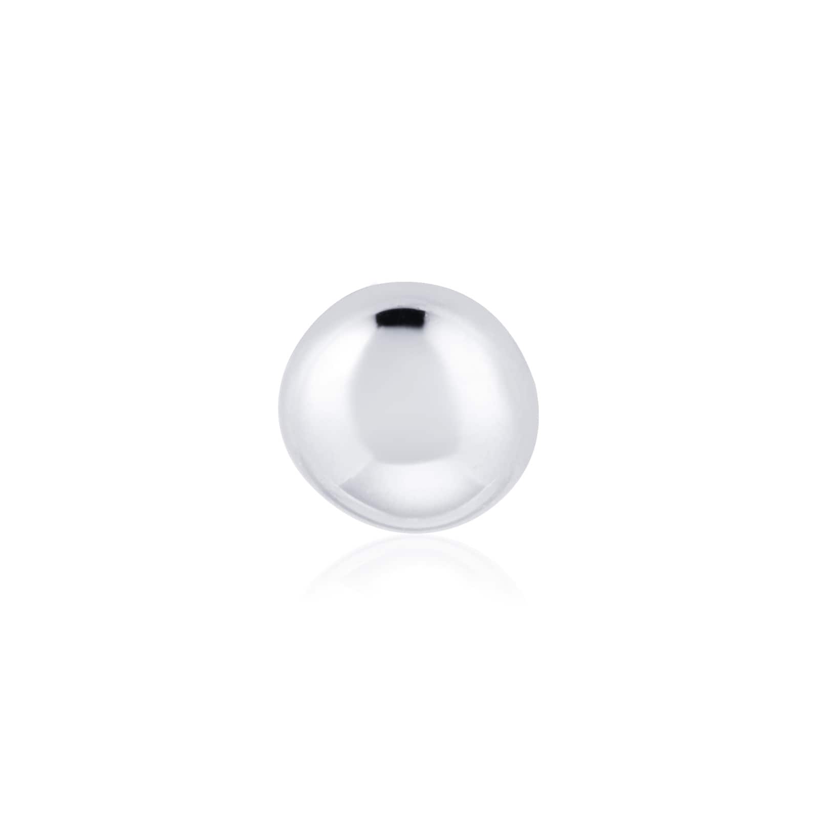 Maria Tash 14ct White Gold Ball Single Threaded Stud Earring Maria Tash 14ct White Gold Ball Single Threaded Stud Earring