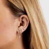 Maria Tash 18ct Yellow Gold 0.12ct Diamond Star Single Threaded Stud Earring