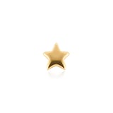 Maria Tash 14ct Yellow Gold Star Single Traditional Stud Earring