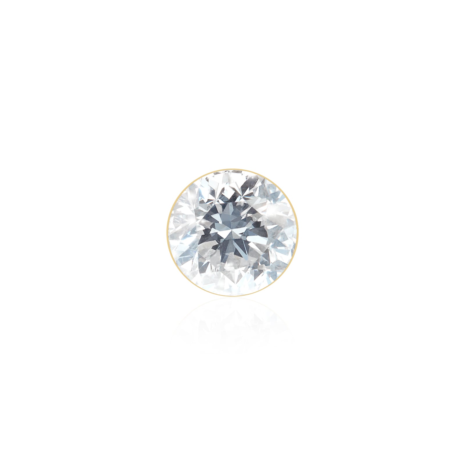 Maria Tash 18ct Yellow Gold Invisible Set 0.10ct Diamond Single Traditional Stud Earring Maria Tash 18ct Yellow Gold Invisible Set 0.10ct Diamond Single Traditional Stud Earring